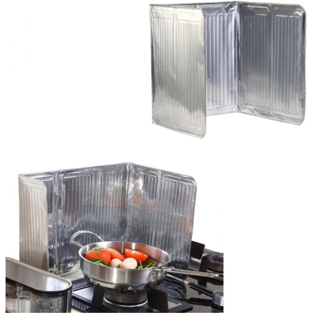 Pare-huile en aluminium pour cuisinière 33x84cm – واقي رذاذ الزيت من الألومنيوم للموقد